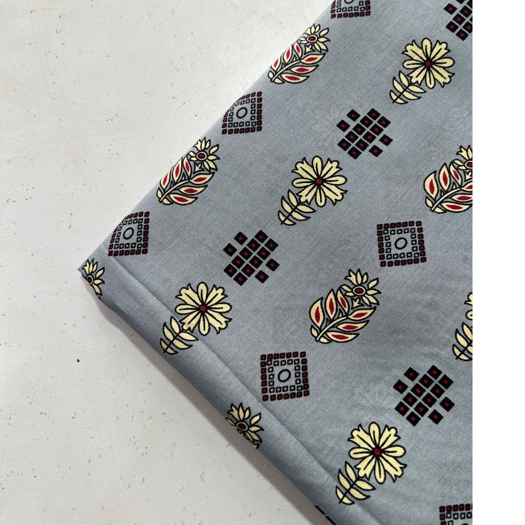 Unstitched Lawn Fabric 2pc
